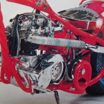 вынос в сторону шкива.