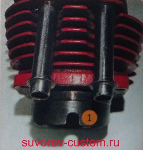 Цилиндр с вырезом внизу под маслоподающую трубку.