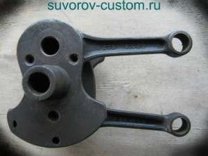 Коленвал двухцилиндрового оппозита.