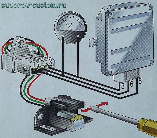 Регулировка зажигания.