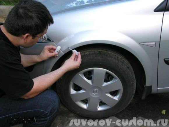 Удаление царапин