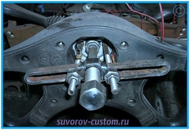 снятие руля