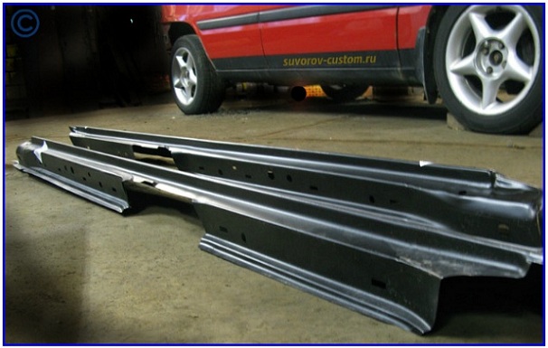 замена порогов