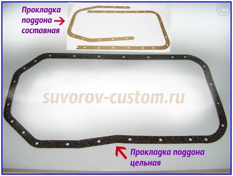 прокладка поддона картера