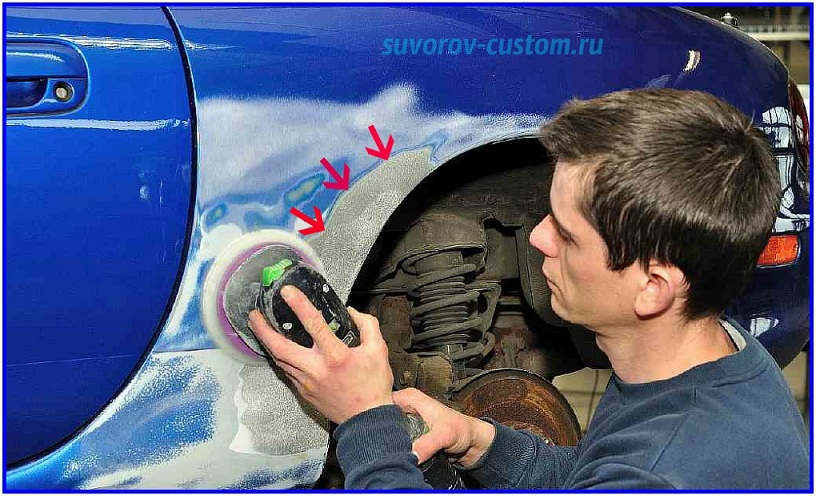 подготовка авто к покраске